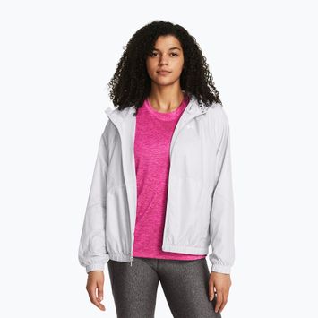 Giacca da donna Under Armour Sport Windbreaker halo grigio/bianco