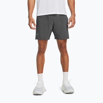 Pantaloncini da corsa Under Armour Launch Elite 2In1 7'' Uomo castelrock/ castelrock/riflettente