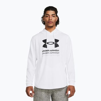 Under Armour Rival Terry Graphic Hood Uomo bianco/nero