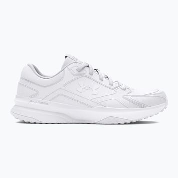 Under Armour Edge Leather bianco/bianco/bianco scarpe da ginnastica da donna