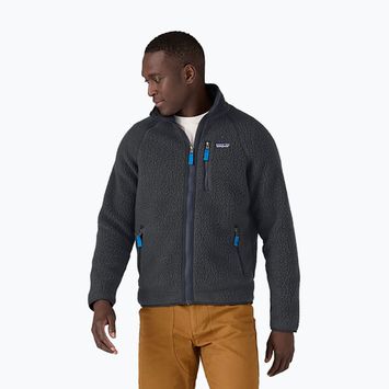 Felpa da uomo Patagonia Retro Pile pitch blue/endless blue trekking