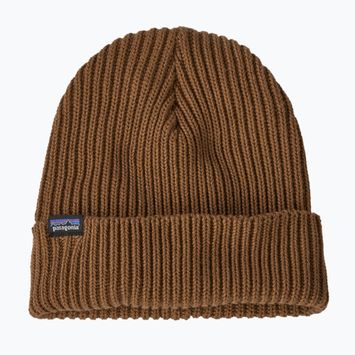 Patagonia Fishermans Rolled Beanie berretto invernale marrone raptor