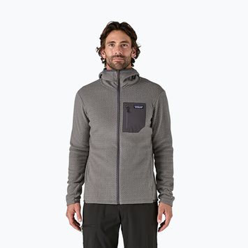 Felpa da trekking da uomo Patagonia R1 Air Full-Zip verde per sempre