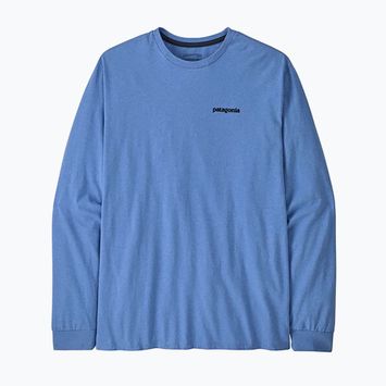 Patagonia P-6 Logo Responsibili Longsleeve uomo abbondante blu