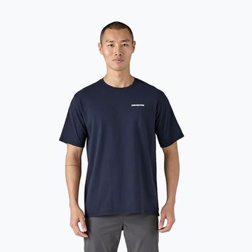 Maglietta Patagonia P-6 Logo Responsibili-Tee Uomo new navy