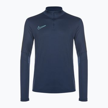 Uomo Nike Academy Dri-Fit 1/2-Zip midnight navy/nero/midnight navy/hyper turquoise football longsleeve