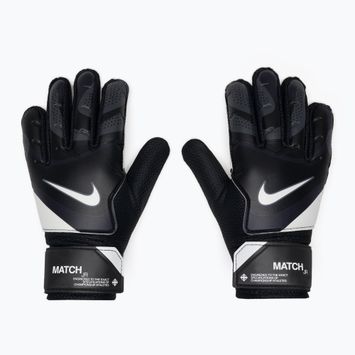 Guanti da portiere Nike Match da bambino nero/grigio scuro/bianco