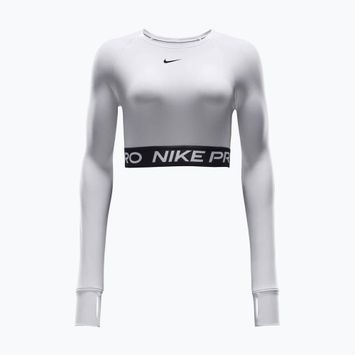 Top da allenamento a manica lunga donna Nike Pro 365 Dri-Fit white/black