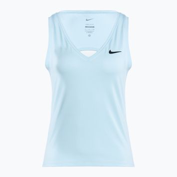 Canotta tennis donna Nike Court Dri-Fit Victory Tank blu ghiacciaio/nero