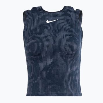 Canotta tennis donna Nike Court Dri-Fit Slam RG obisidian/bianco