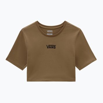 Maglietta Vans Flying V Crew Crop Ii otter da donna