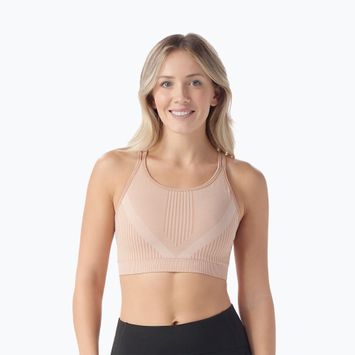 Reggiseno termico Smartwool Intraknit Strappy rosa sugar heather
