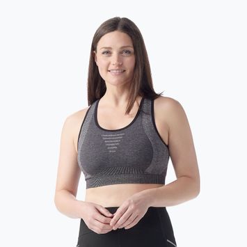 Reggiseno termico Smartwool Intraknit Racerback nero heather