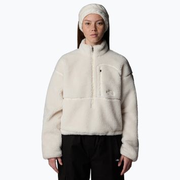 Felpa donna The North Face Extreme Pile Pullover bianco dune