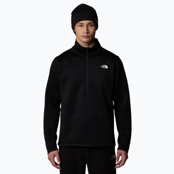 Felpa da trekking da uomo The North Face Vertical Thermal 1/4 Zip nero