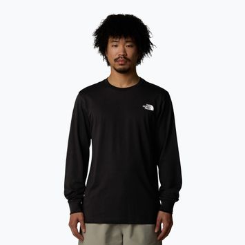Maglietta The North Face Easy Tee a maniche lunghe da uomo, nero tnf