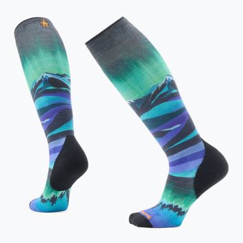 Smartwool calze da sci da donna Ski Targeted Cushion Compression Print OTC nero