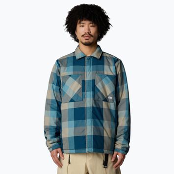 Giacca isolante da uomo The North Face Afterburner Insulated Flannel midnight petrol