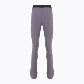 Leggings donna Nike Sportswear Chill Knit Mini-Rib Flared daybreak/nero