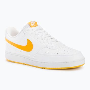 Scarpe da uomo Nike Court Vision Low Next Nature bianco/university gold