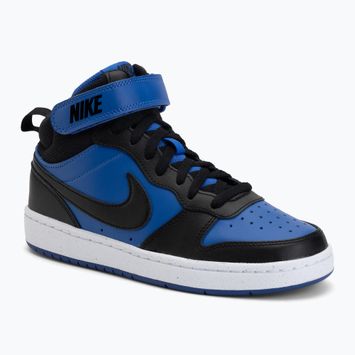 Scarpe da bambino Nike Court Borough Mid 2 game royal/white/black