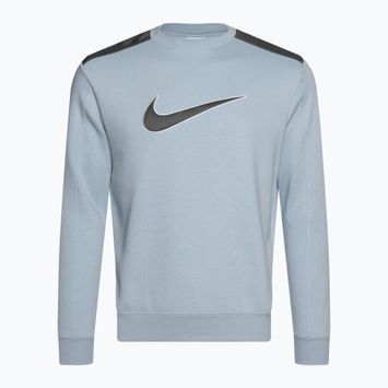 Felpa Nike Sportswear Fleece Crew Uomo blu armeria/grigio ferro chiaro