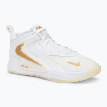 Nike React Hyperset 2 scarpe da pallavolo bianco/bianco/oro metallico