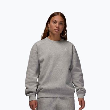 Felpa da donna Jordan Brooklyn Fleece dark grey heather/white