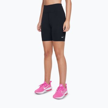 Pantaloncini Nike One Dri-Fit da bambino nero/bianco