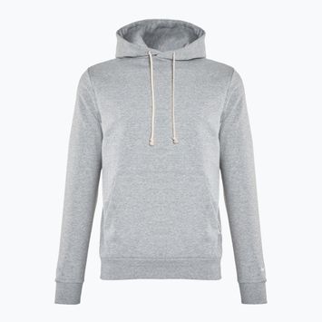 Felpa da basket da uomo Nike Standard Issue Dri-Fit Hoodie grigio scuro heather/avorio chiaro