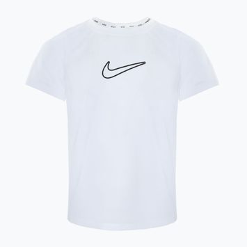 Maglietta da bambino Nike One Dri-Fit bianco/nero