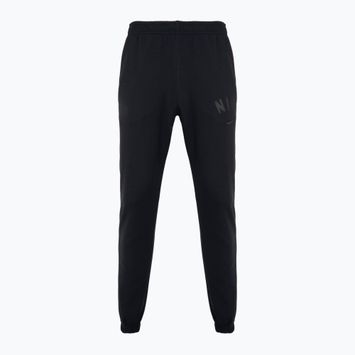 Pantaloni Nike Swoosh Fleece Jogger da uomo, nero/nero