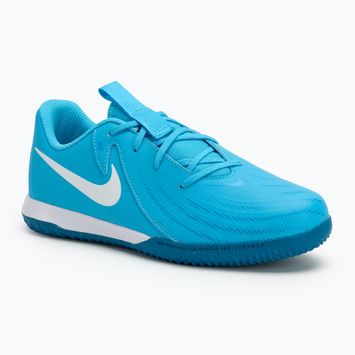 Nike Phantom GX II Academy IC, scarpe da calcio per bambini, furia blu/bianco