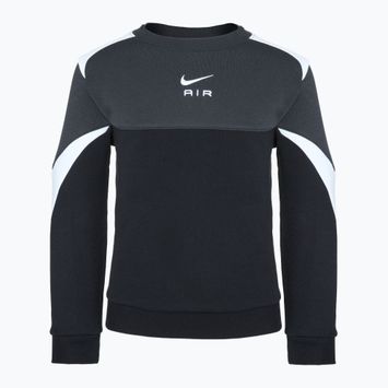 Felpa Nike Air Crew bambino nero / antracite / bianco / bianco