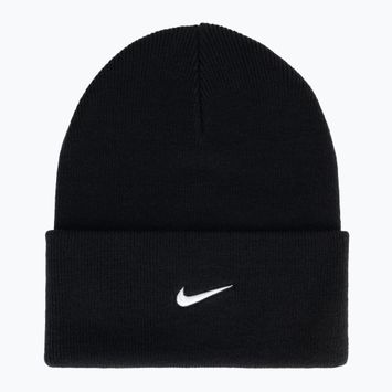 Berretto invernale Nike Peak Swoosh Beanie black/white