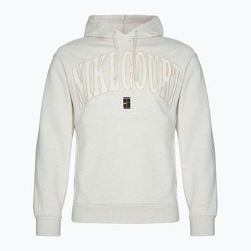 Felpa da tennis da uomo Nike Court Dri-Fit Heritage Hoodie marrone chiaro / avorio chiaro