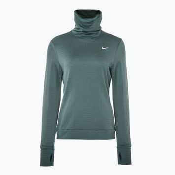 Felpa da running Nike Therma-FIT Swift Element donna verde vintage/argento riflettente