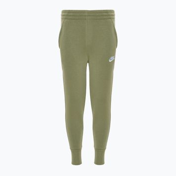 Pantaloni Nike Sportswear Club Fleece da bambino verde petrolio/verde petrolio/bianco