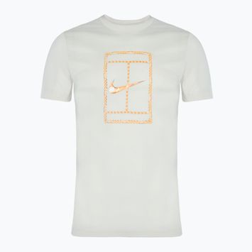 Maglietta da tennis Nike Court Dri-FIT Uomo marrone chiaro