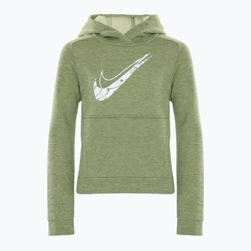 Felpa Nike Multi Stain Repel Therma-FIT da bambino verde petrolio/oliva aura/etereo/bianco