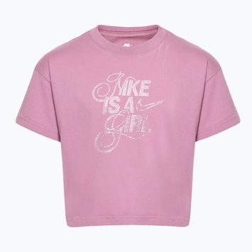 Maglietta Nike Sportswear da bambino polvere di prugna