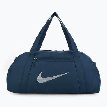 Borsa da allenamento da donna Nike Gym Club 24 l armory navy/ armory navy/ argento metallico