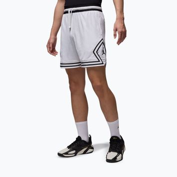 Pantaloncini da basket da uomo Jordan Mesh Diamond 4" white/black/black