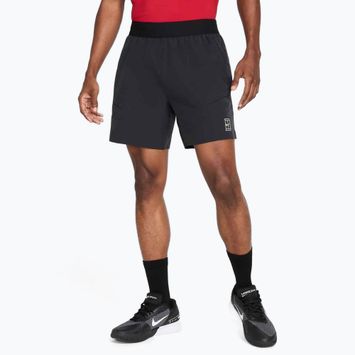 Pantaloncini da tennis Nike Court Dri-Fit Advantage 6" da uomo, nero / bianco