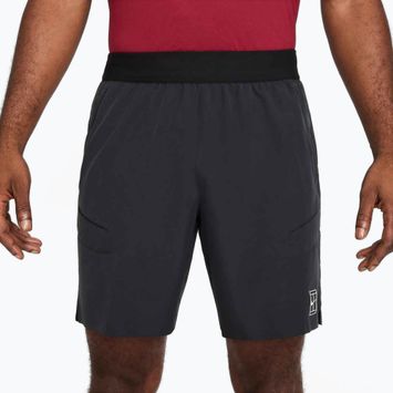 Pantaloncini da tennis uomo Nike Court Dri-Fit Advantage 8" neri/bianchi