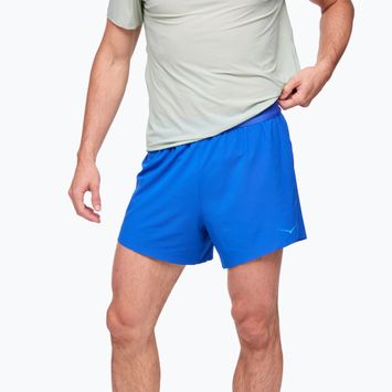 Pantaloncini da corsa HOKA Glide With Brief 5" ultramarine da uomo