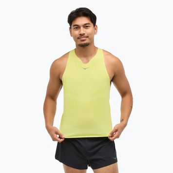 Canotta HOKA Race da uomo maglietta da corsa hoka citrus