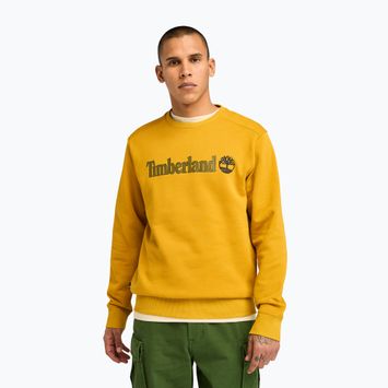 Felpa girocollo uomo Timberland Linear Logo chai tea