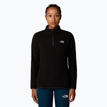 Felpa donna The North Face 100 Glacier 1/4 Zip nero/npf