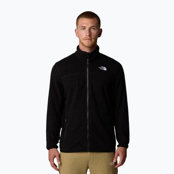 Felpa da uomo The North Face 100 Glacier Full Zip nero/npf